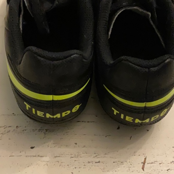 Black and Yellow Textured Sneakers - Picture 2 of 8